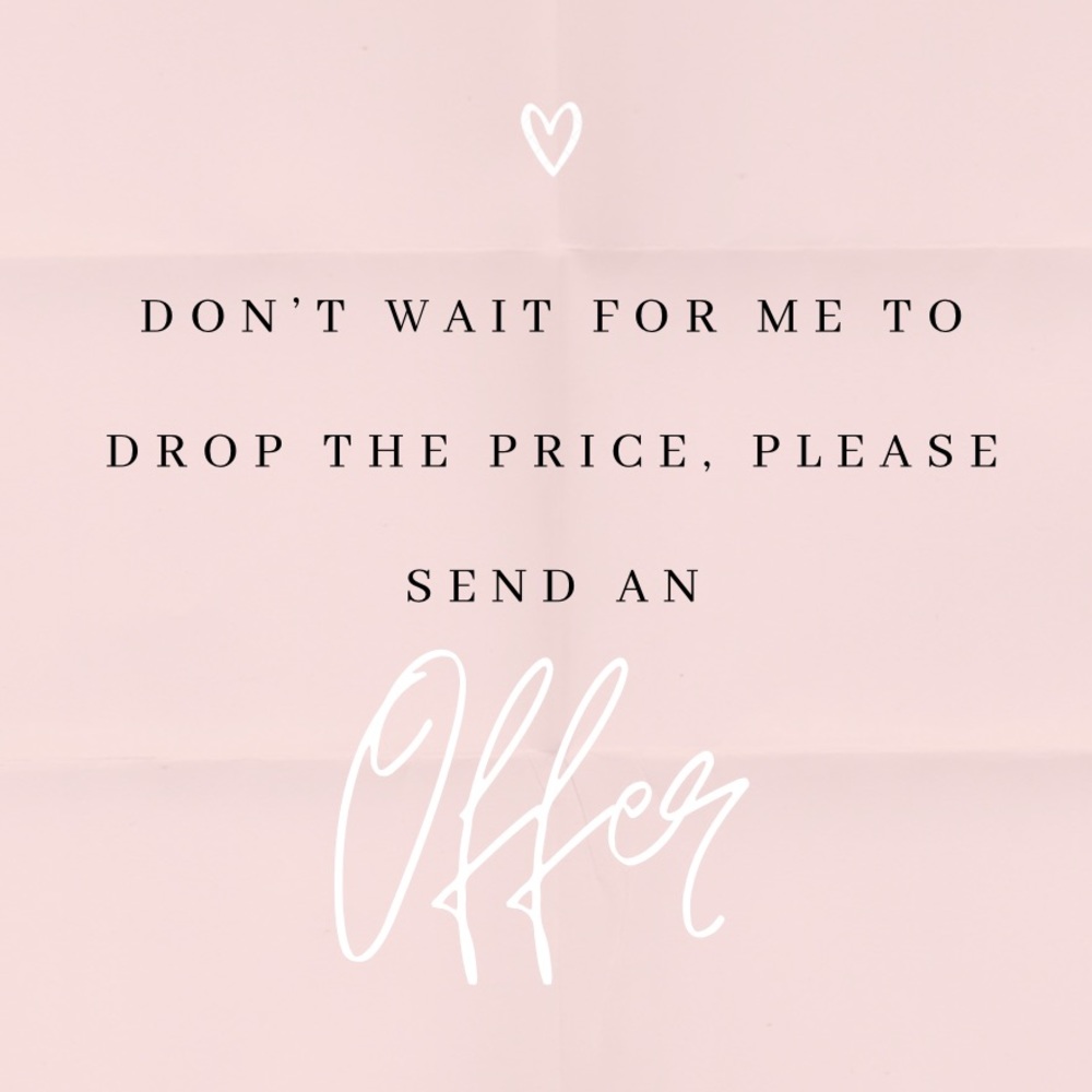 ALWAYS OPEN TO YOUR OFFERS! ✨